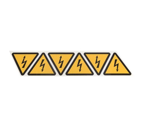 Знак "Молния" 100х100х100мм EKF an-1-01 Знак "Молния" 100х100х100мм EKF an-1-01